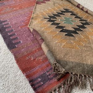Boho Jute Throw rugs